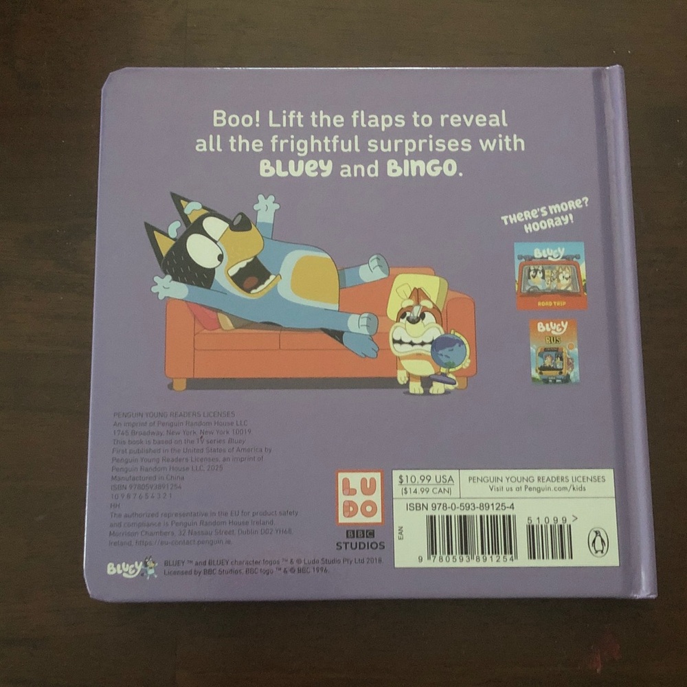 ๐๏ธโโ๏ธ Where's Bluey? & and Bluey & Bingo's Book of Scary Things Book Set - Picture 8 of 8
